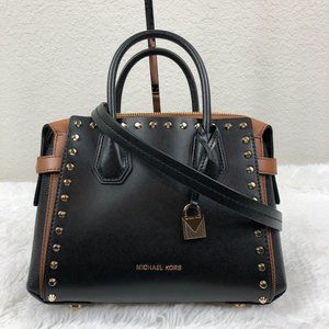 Michael Kors Small Studded Mercer Satchel NWT